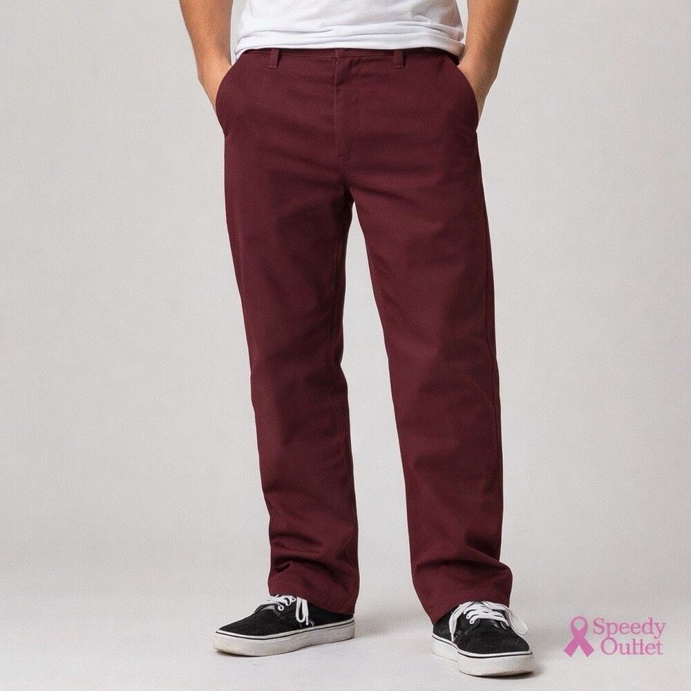 Dickies Skateboarding Pants P390988 Marron Regular Fit 28x32 New With Tags